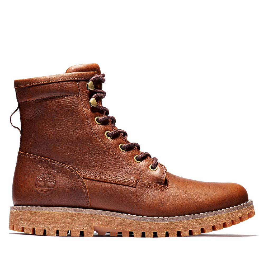 Timberland Μποτες Χιονιού Ανδρικα Καφε - Jackson's Landing Waterproof - Greece 9517438-XC